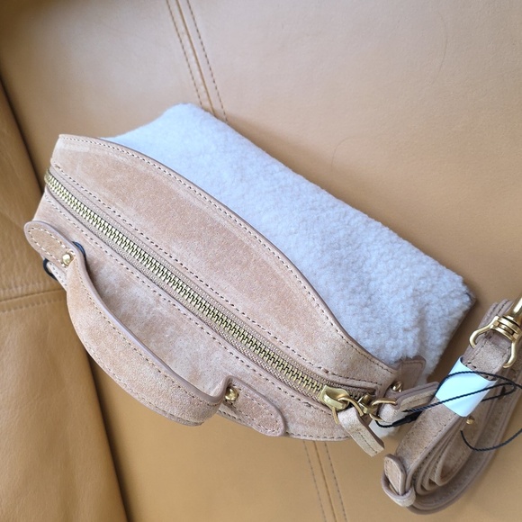 Zara Cream and Tan Satchel Bag - Picture 10 of 15
